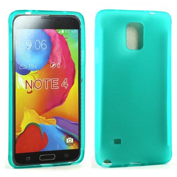 Wholesale Samsung Galaxy Note 4 Soft TPU Gel Case (Green)